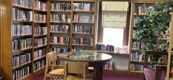 Adams Library's teens' area